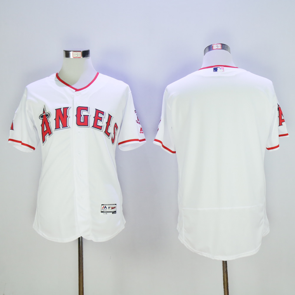 Women Los Angeles Angels Blank White MLB Jerseys->youth mlb jersey->Youth Jersey